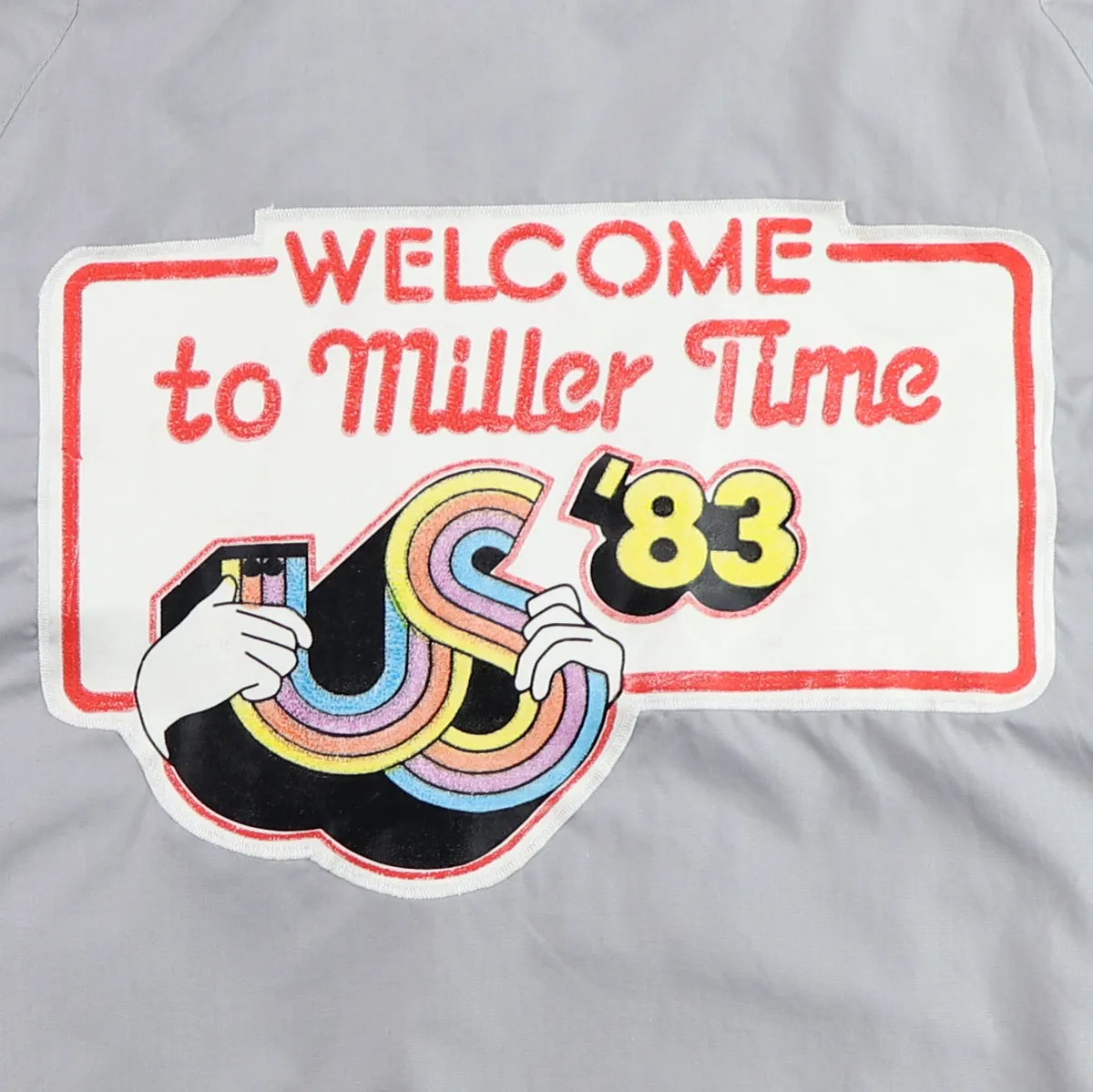 1983 Us Festival Welcome To Miller Time Concert Jacket