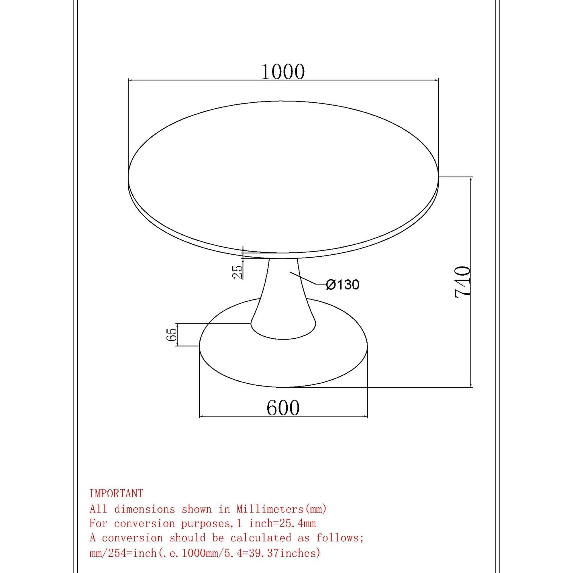 5 Piece Round Dining Set Zilo Cream