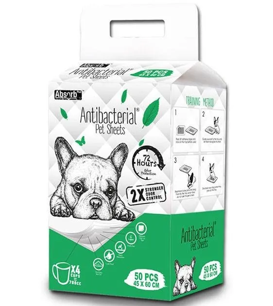 Absorb Plus Antibacterial Dog Training Pee Pad