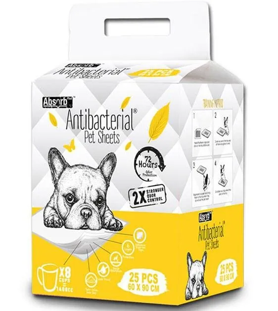 Absorb Plus Antibacterial Dog Training Pee Pad