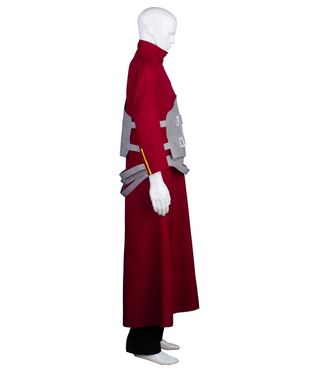 Adult Men's Ninja Anime Costume | Red Halloween Costume