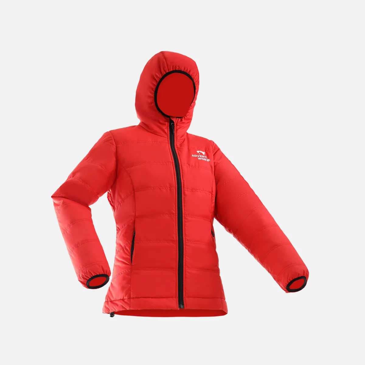 Adventure Worx Lumi Quilted Camping Women’s Jacket 5 degrees -Red