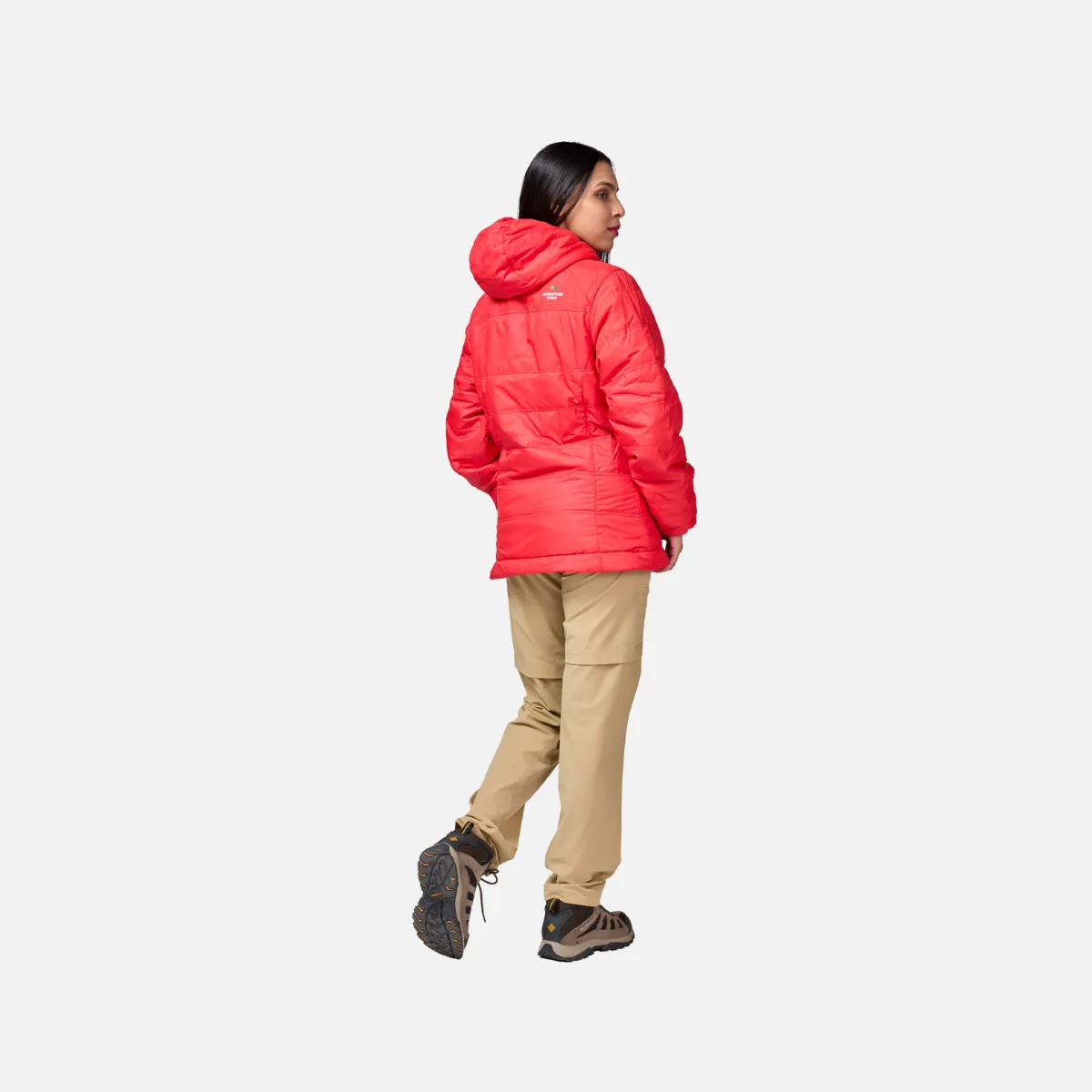 Adventure Worx Lumi Quilted Camping Women’s Jacket 5 degrees -Red