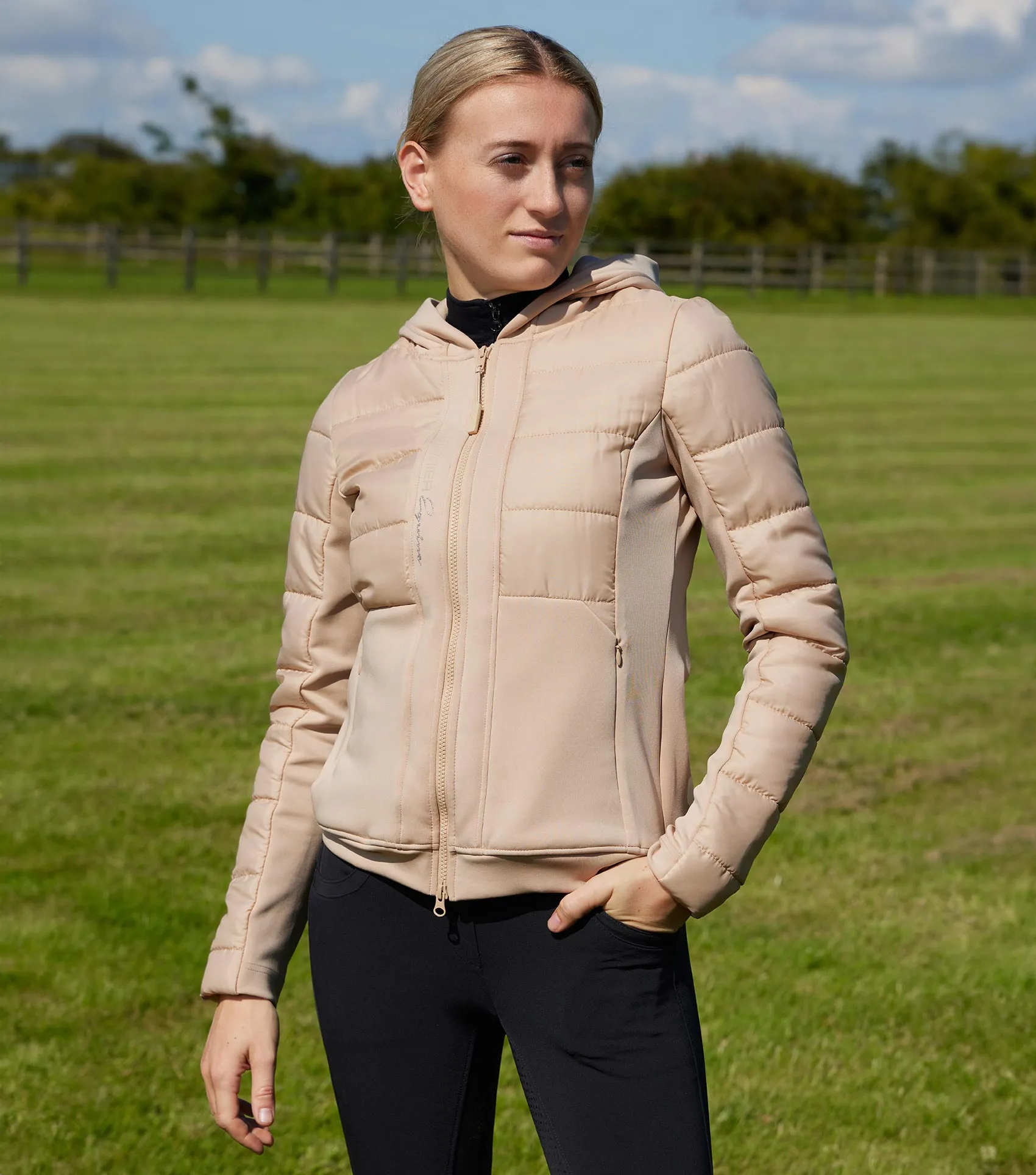 Agata Ladies Riding Jacket Champagne