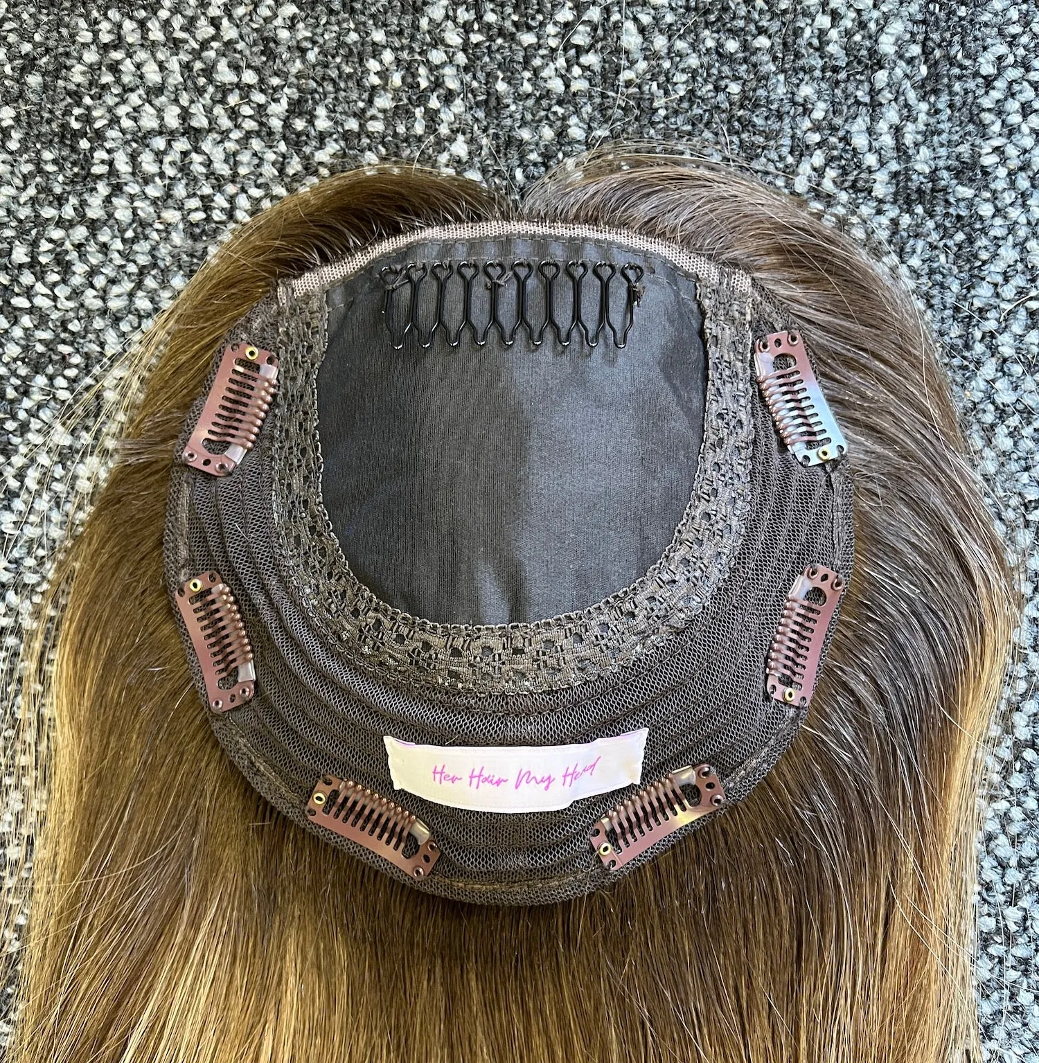 ANNA | Super Flat human hair topper