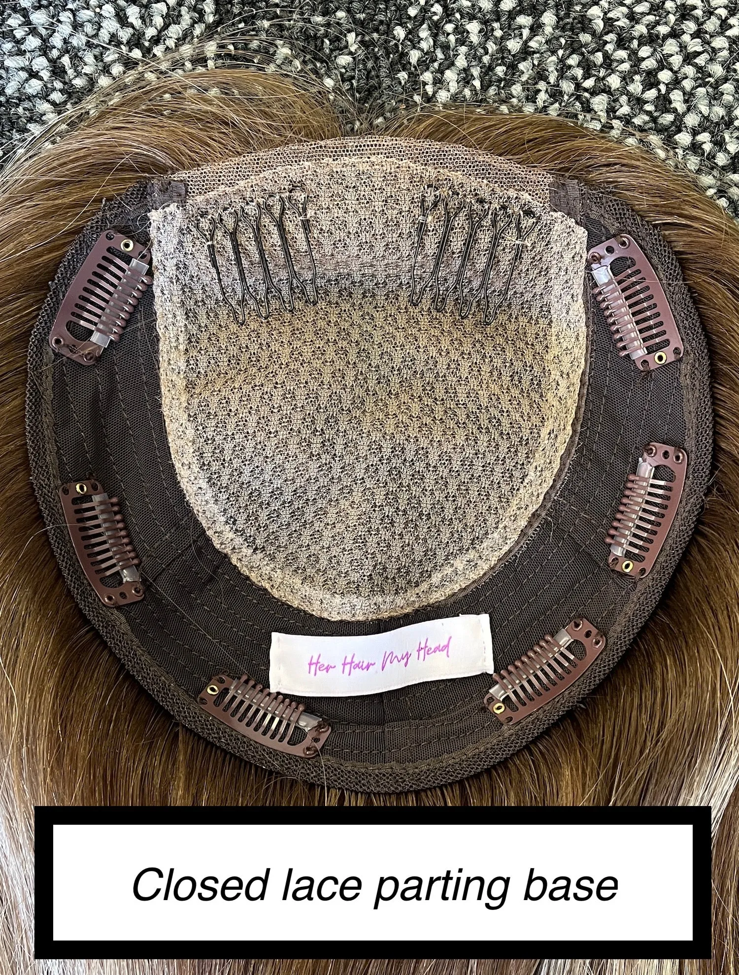 ANNA | Super Flat human hair topper