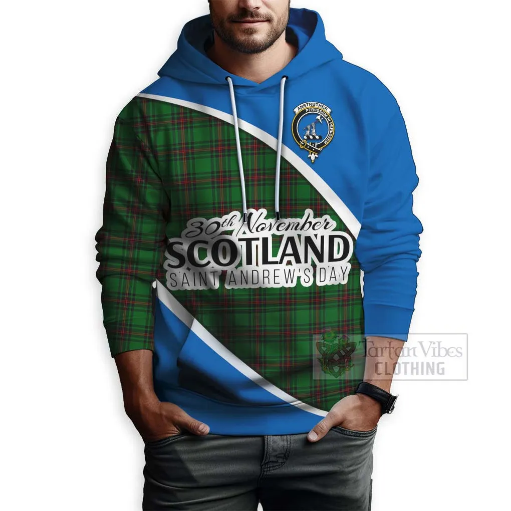 Anstruther Family Crest Tartan Hoodie Celebrate Saint Andrew's Day in Style