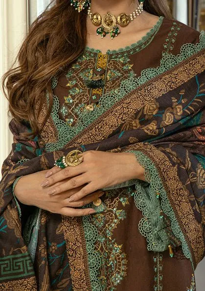 Asim Jofa Asra Pakistani Dress With Winter Shawl