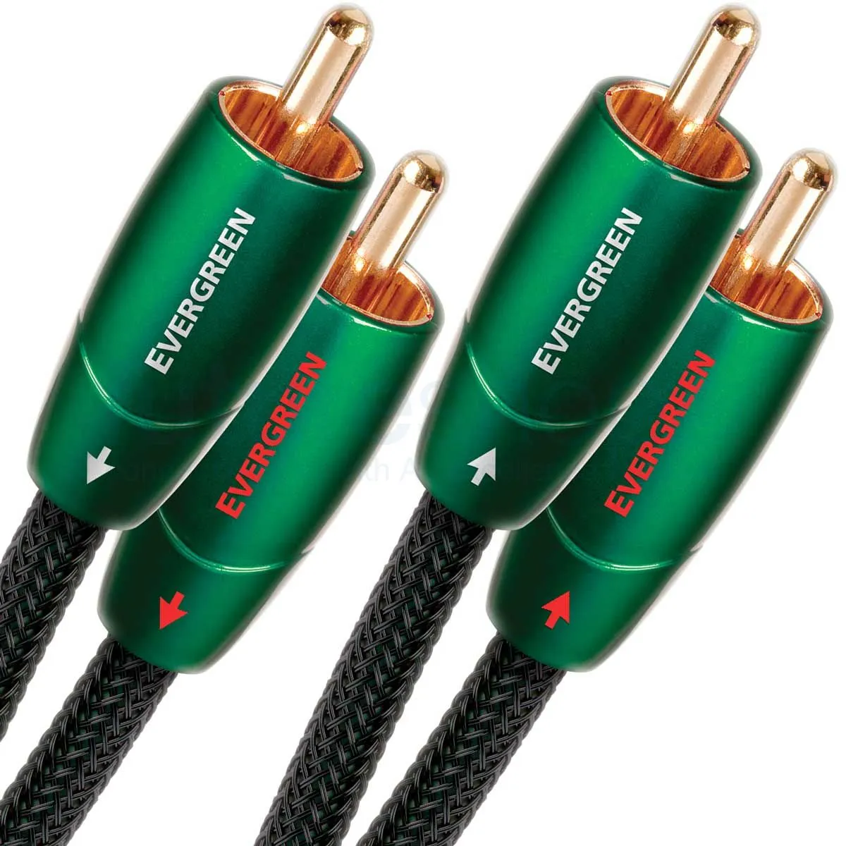 AudioQuest Evergreen 2 RCA to 2 RCA, signalinis RCA kabelis