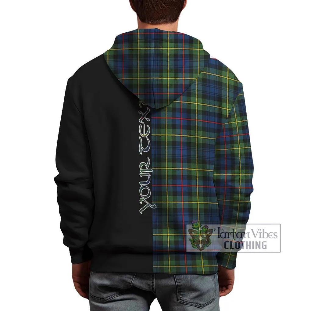 Bailey Modern Tartan Hoodie with Family Crest and Half Of Me Style