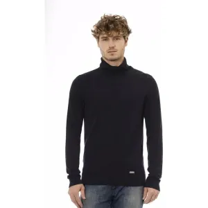 Baldinini Trend Blue Modal Men Sweater