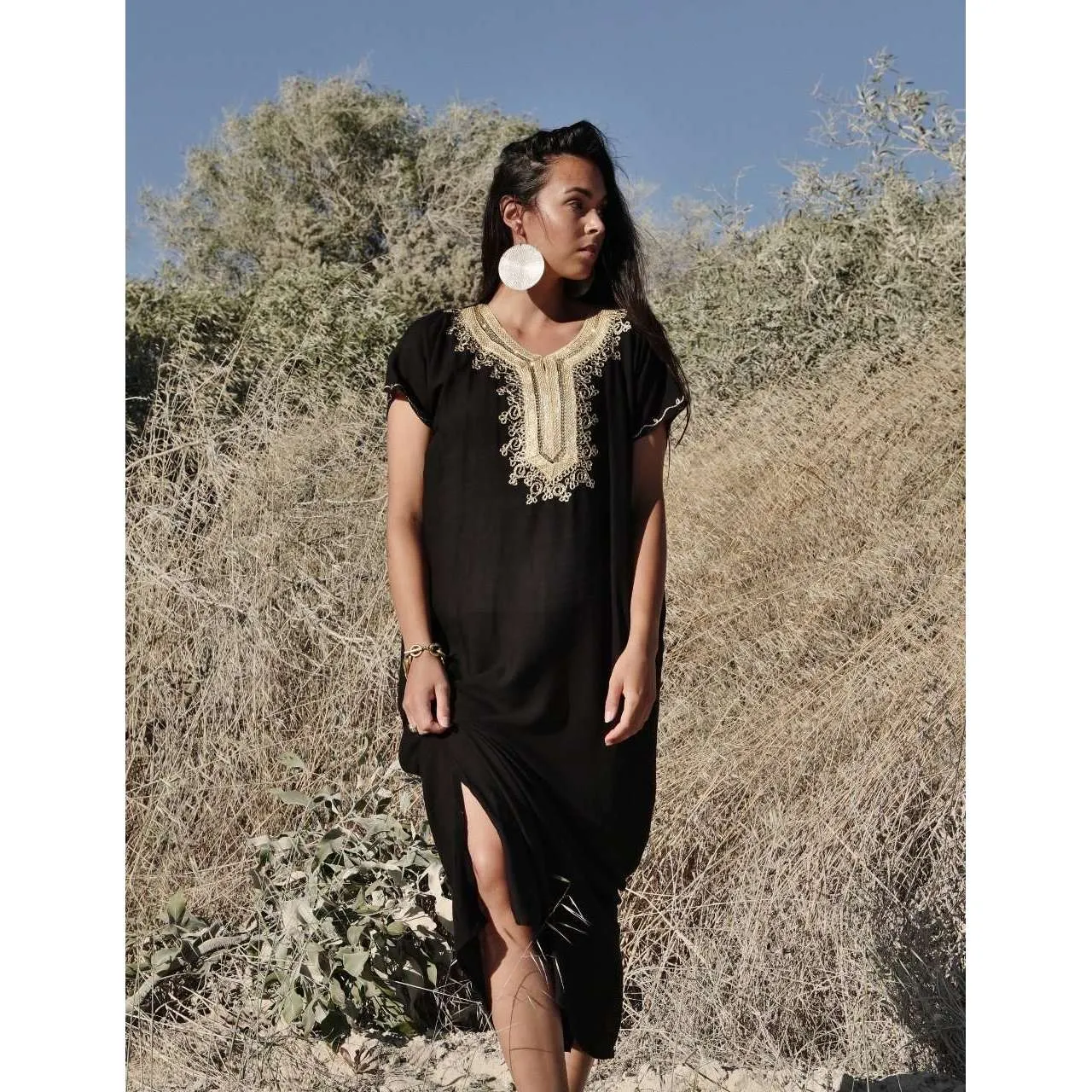 Black Gold Fez Kaftan Caftan & Loungewear