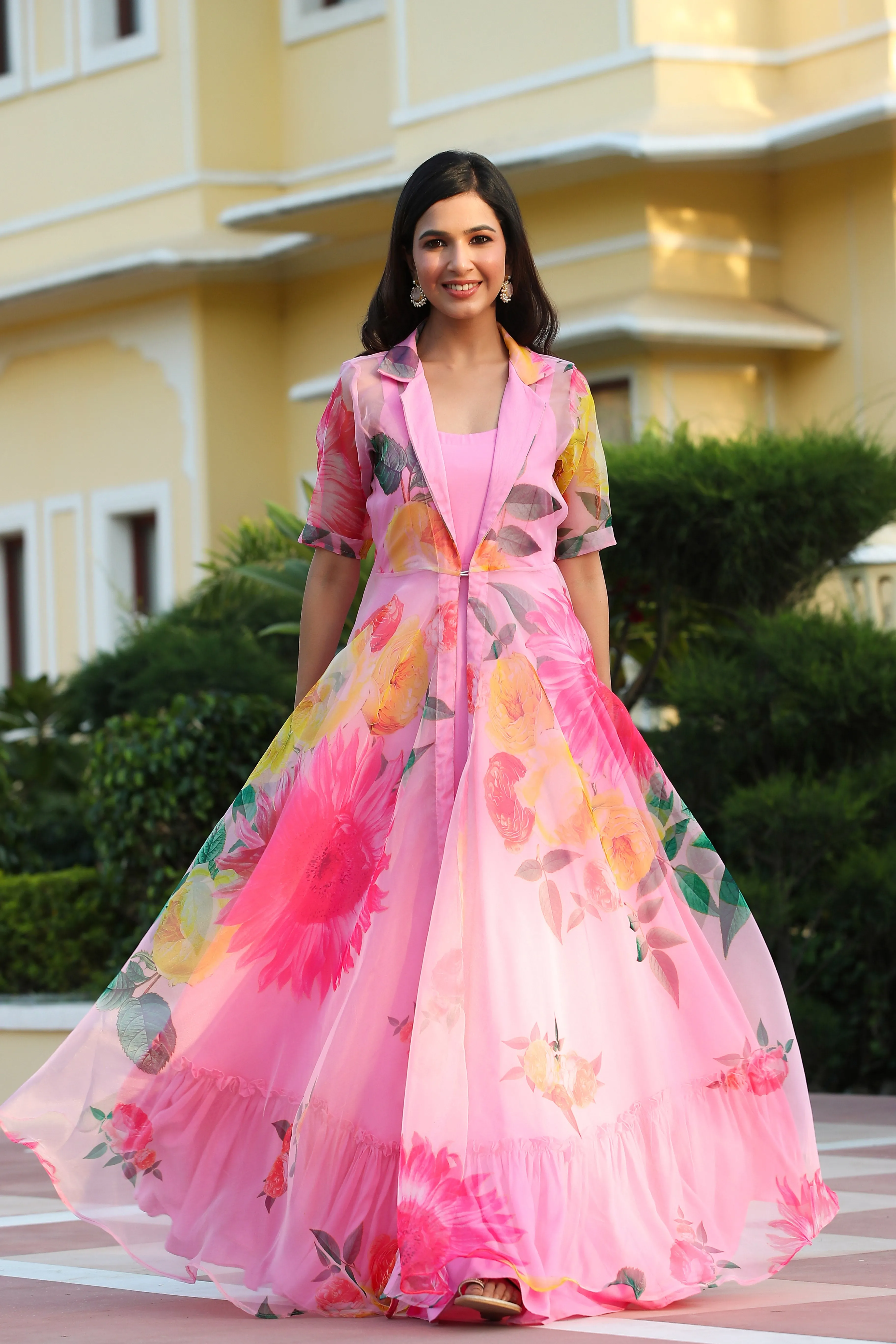 Blossom Pink Evening Dress