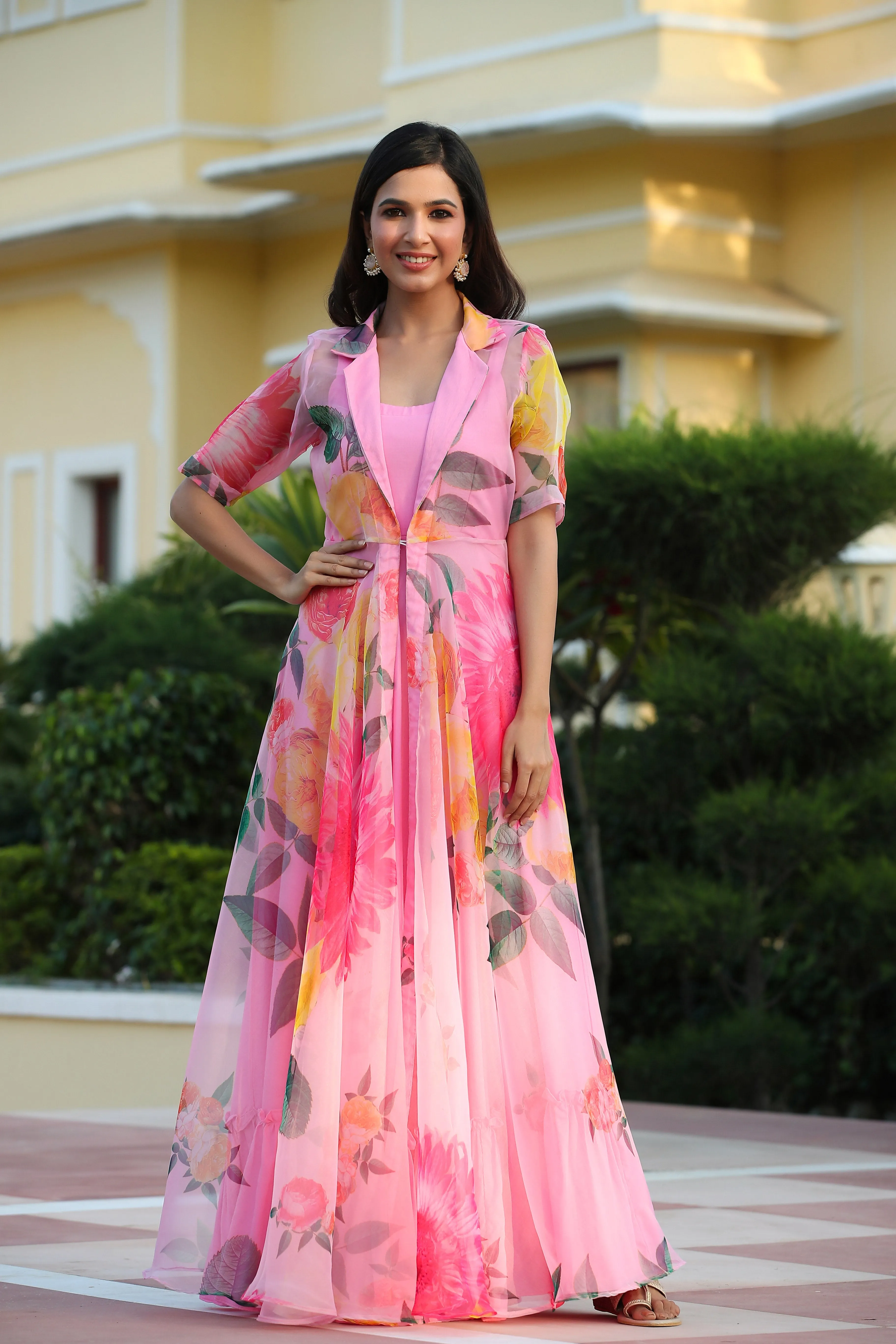 Blossom Pink Evening Dress