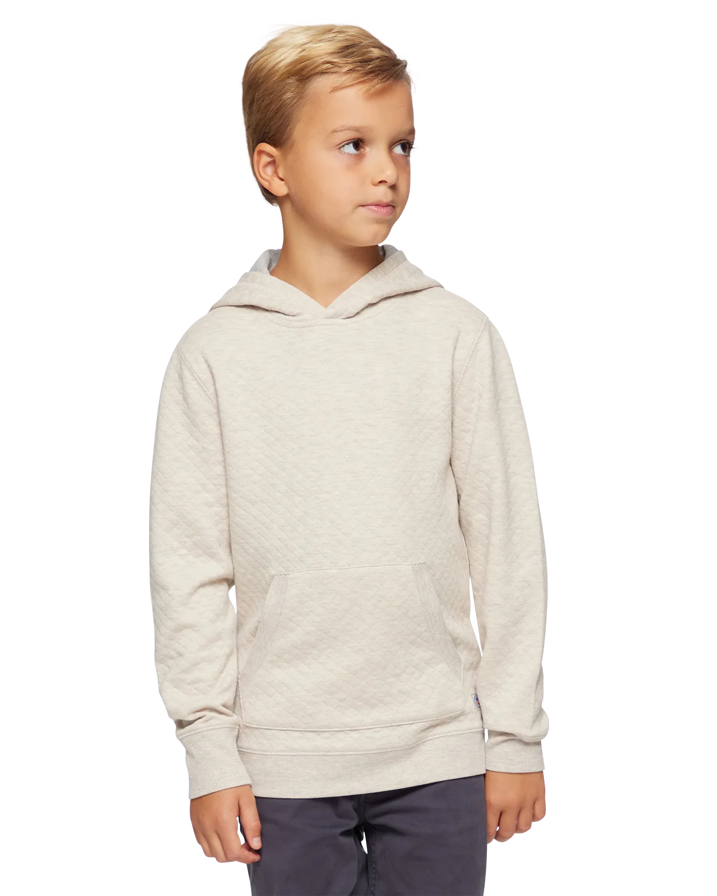 BOYS BRADNER SUPER-SOFT QUILTED HOODIE