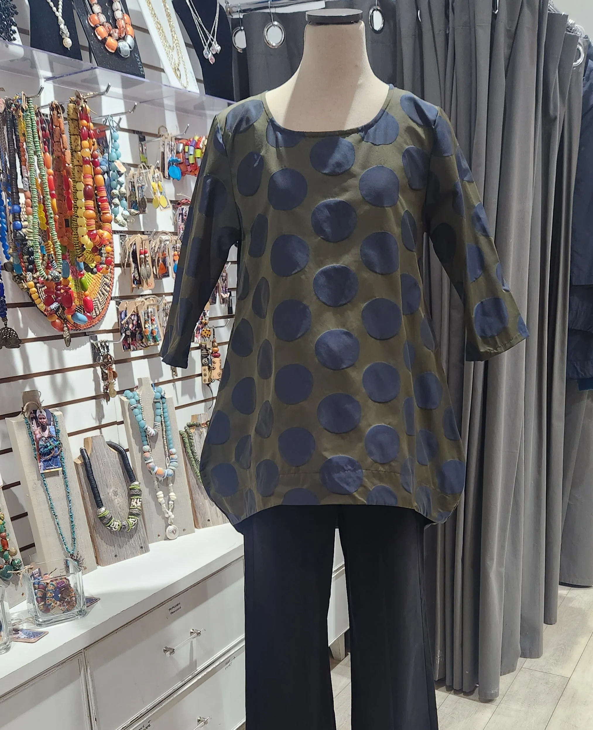 Bryn Walker, 25468J Amis Tunic, Dots