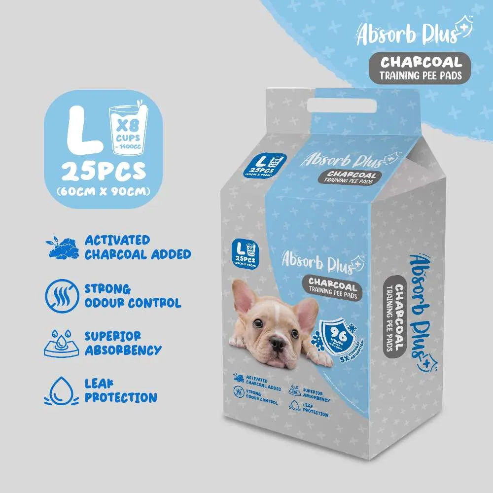 BUNDLE DEAL: Absorb Plus Charcoal Pet Sheets Pee Pad