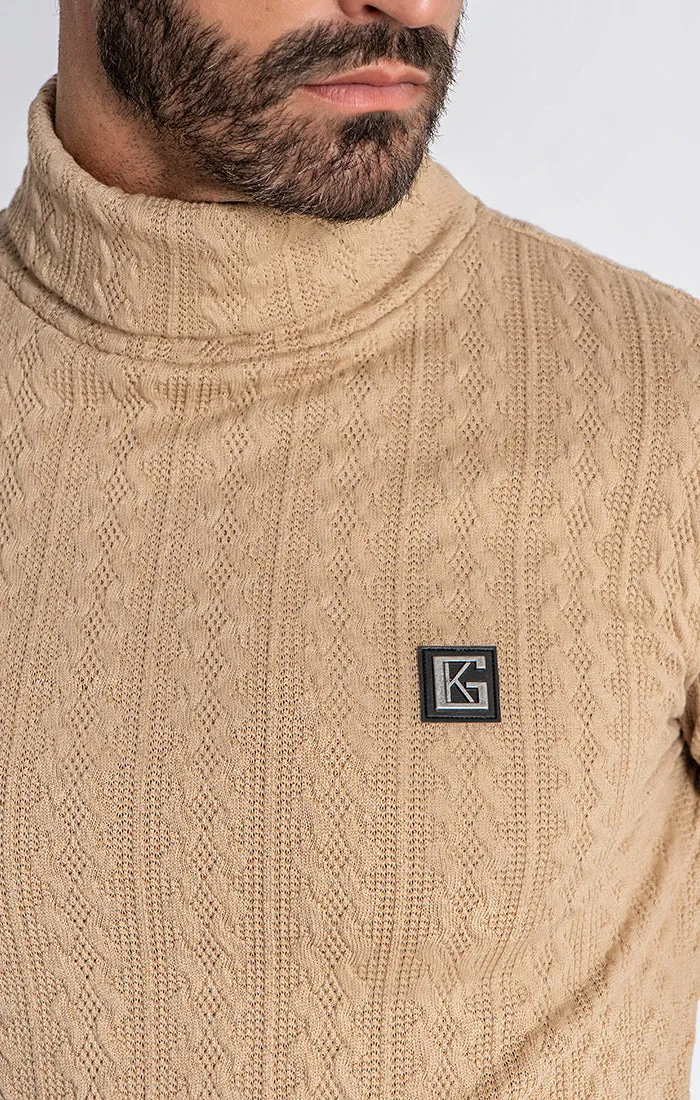 Camel Monster Turtleneck