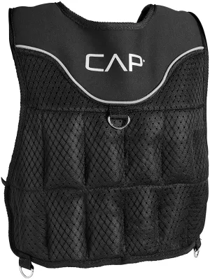 CAP Barbell (HHWV-CB020C) Adjustable Weighted Vest, 20-Pound