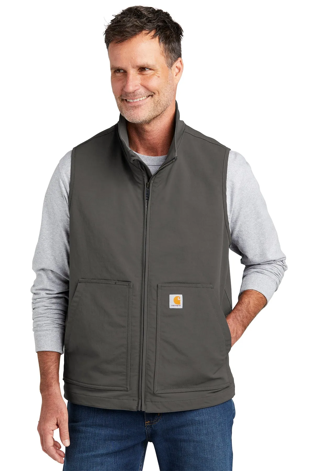 Carhartt Super Dux Soft Shell Customized Vests, Gravel