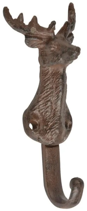 Cast Iron Deer/Stag Coat Hook