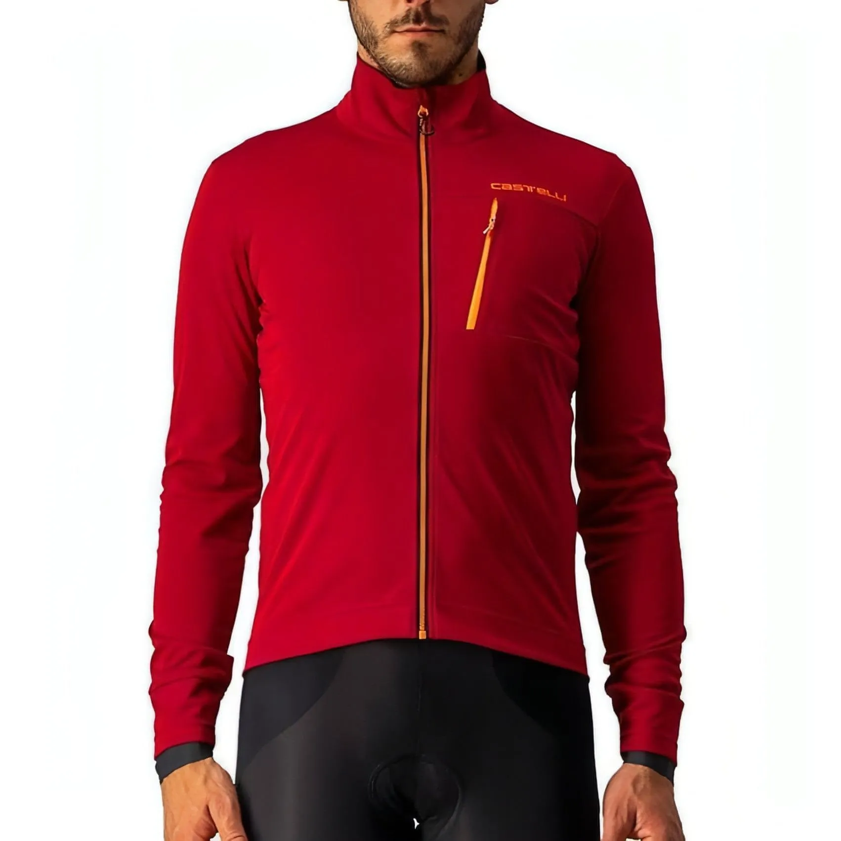 Castelli GO Mens Cycling Jacket - Red