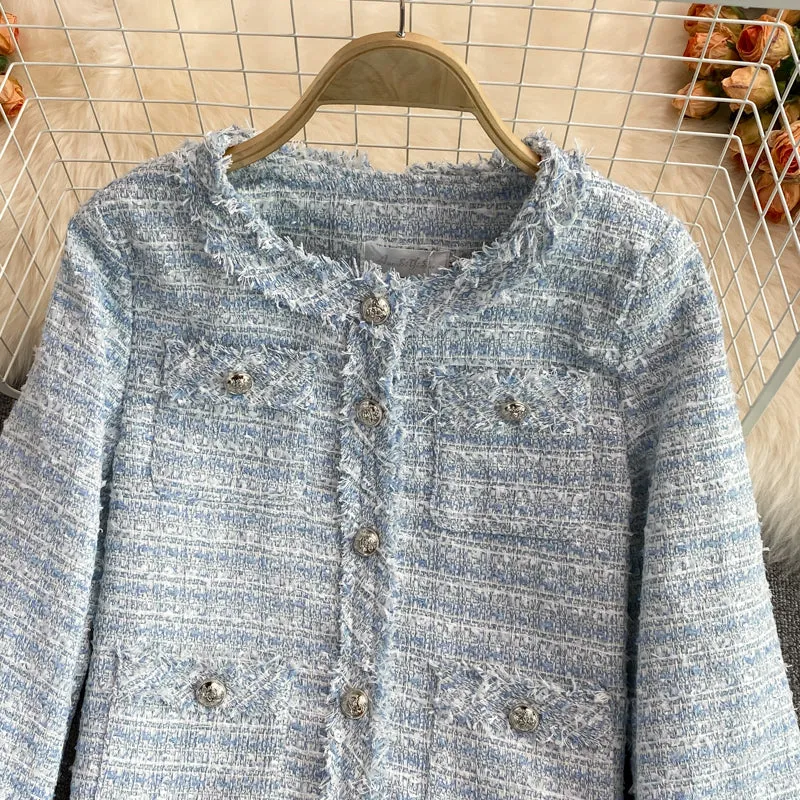 Celebrity xiaoxiangfeng tweed short coat  1661