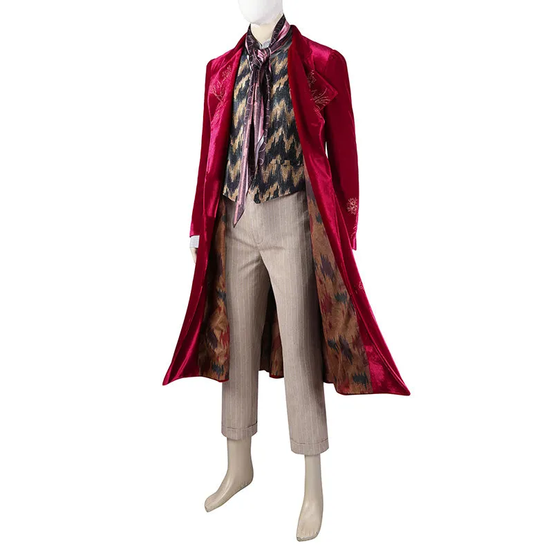 Charlie and the Chocolate Factory Willy Wonka Cosplay Costume