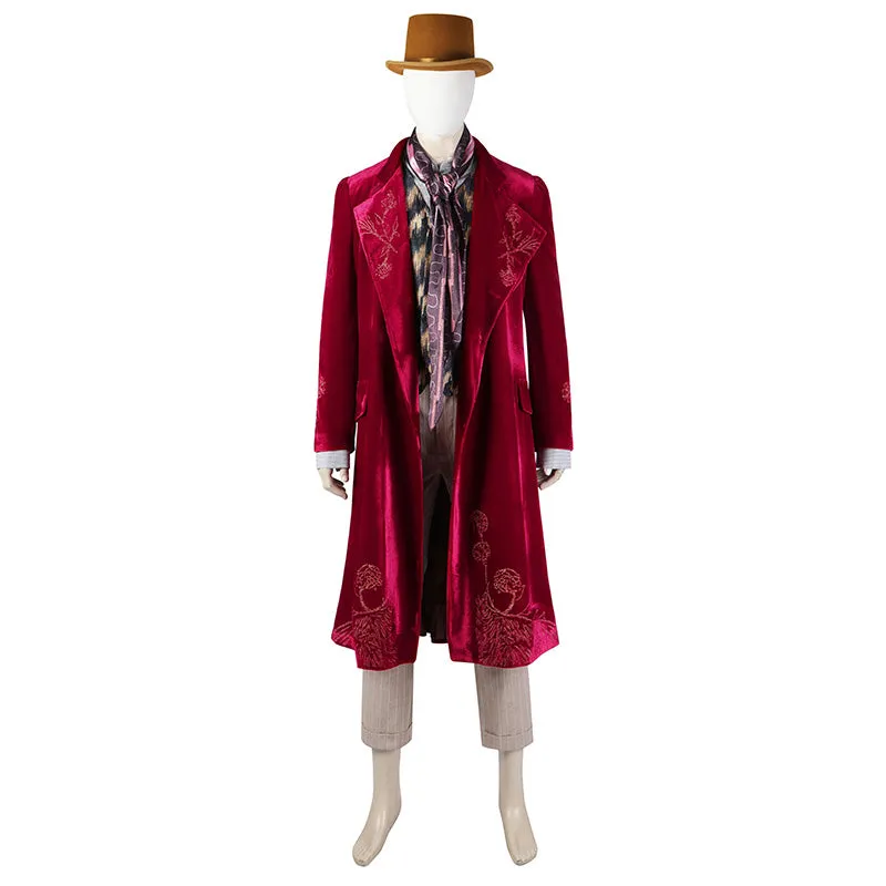 Charlie and the Chocolate Factory Willy Wonka Cosplay Costume