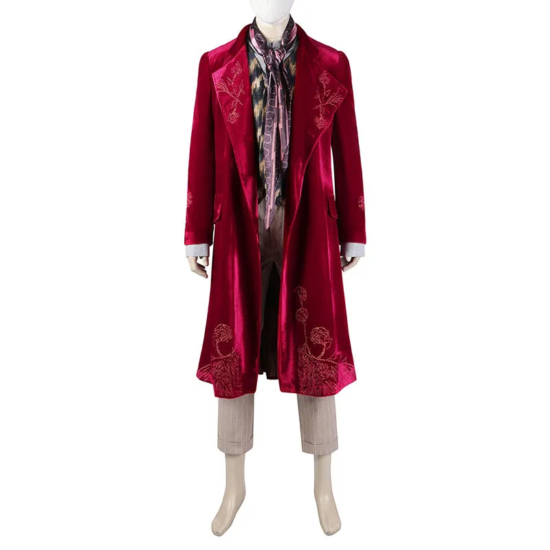 Charlie and the Chocolate Factory Willy Wonka Cosplay Costume