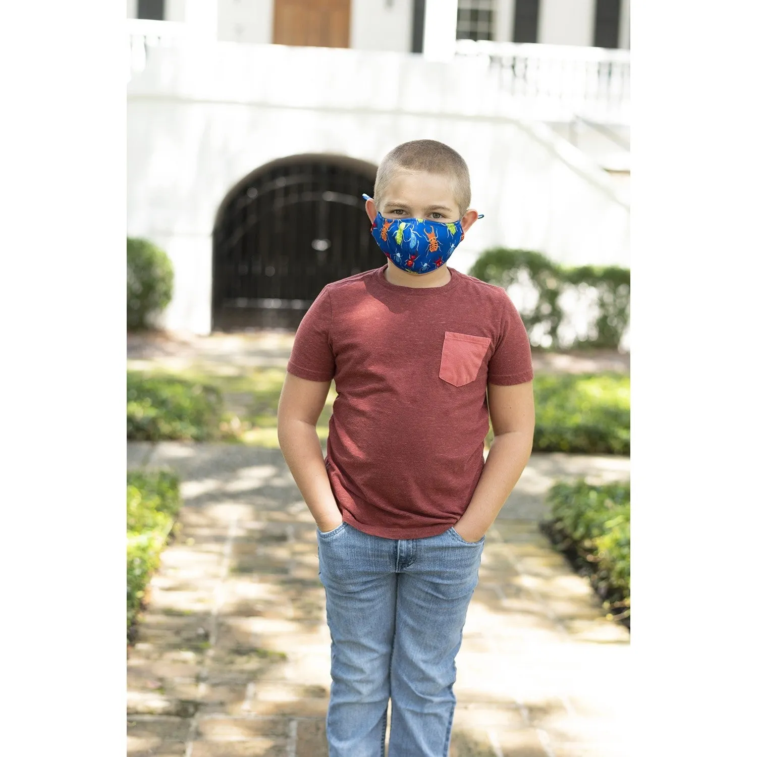 Child Size Adjustable Face Covering Mask