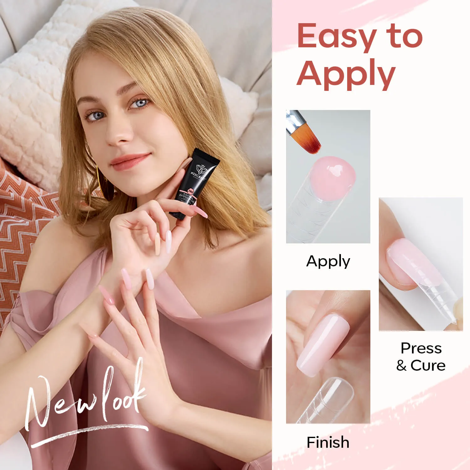 Delicate Love - 6 Colors Poly Nail Gel Kit