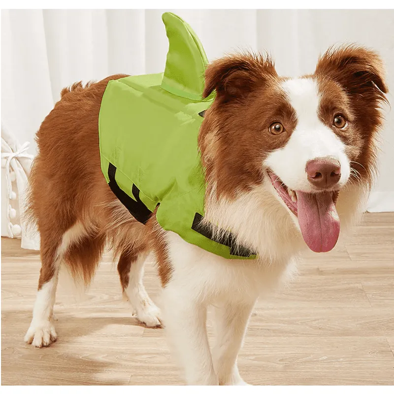 Dog Water Life Vest- Shark Fin