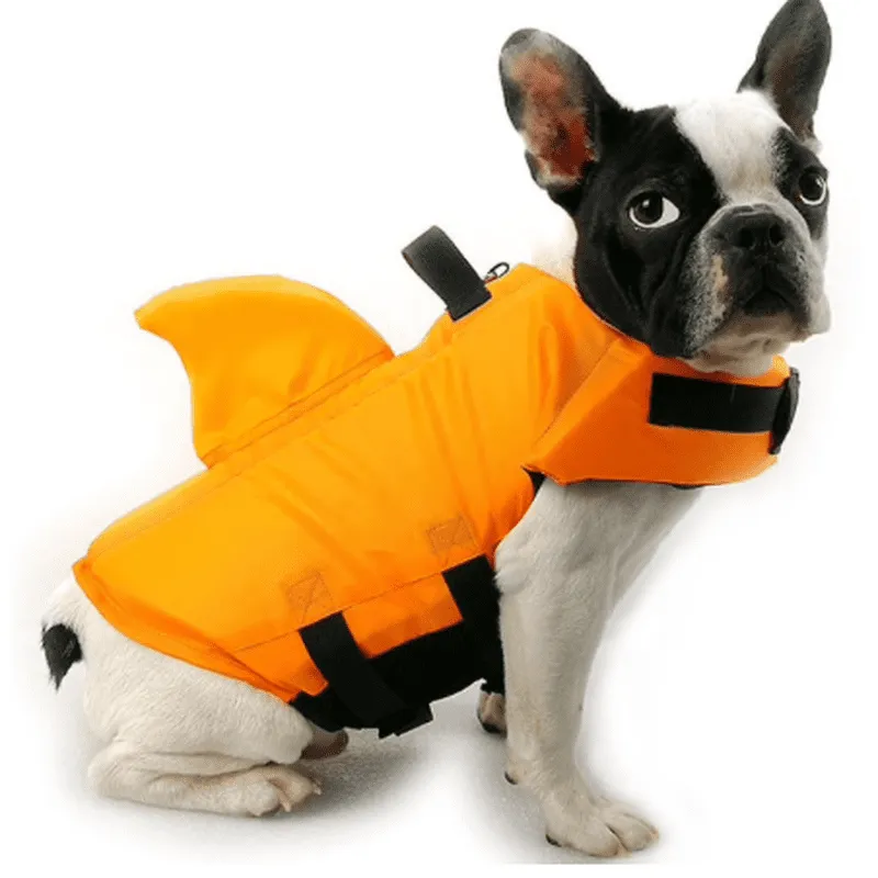 Dog Water Life Vest- Shark Fin