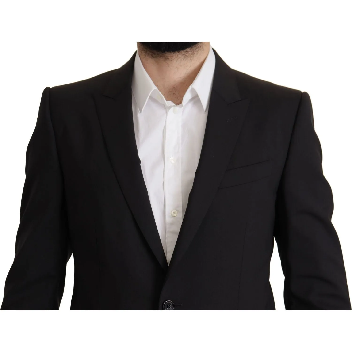 Dolce & Gabbana Elegant Slim Fit Black Blazer Jacket