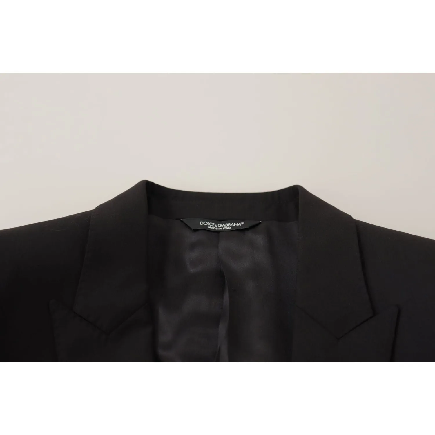 Dolce & Gabbana Elegant Slim Fit Black Blazer Jacket