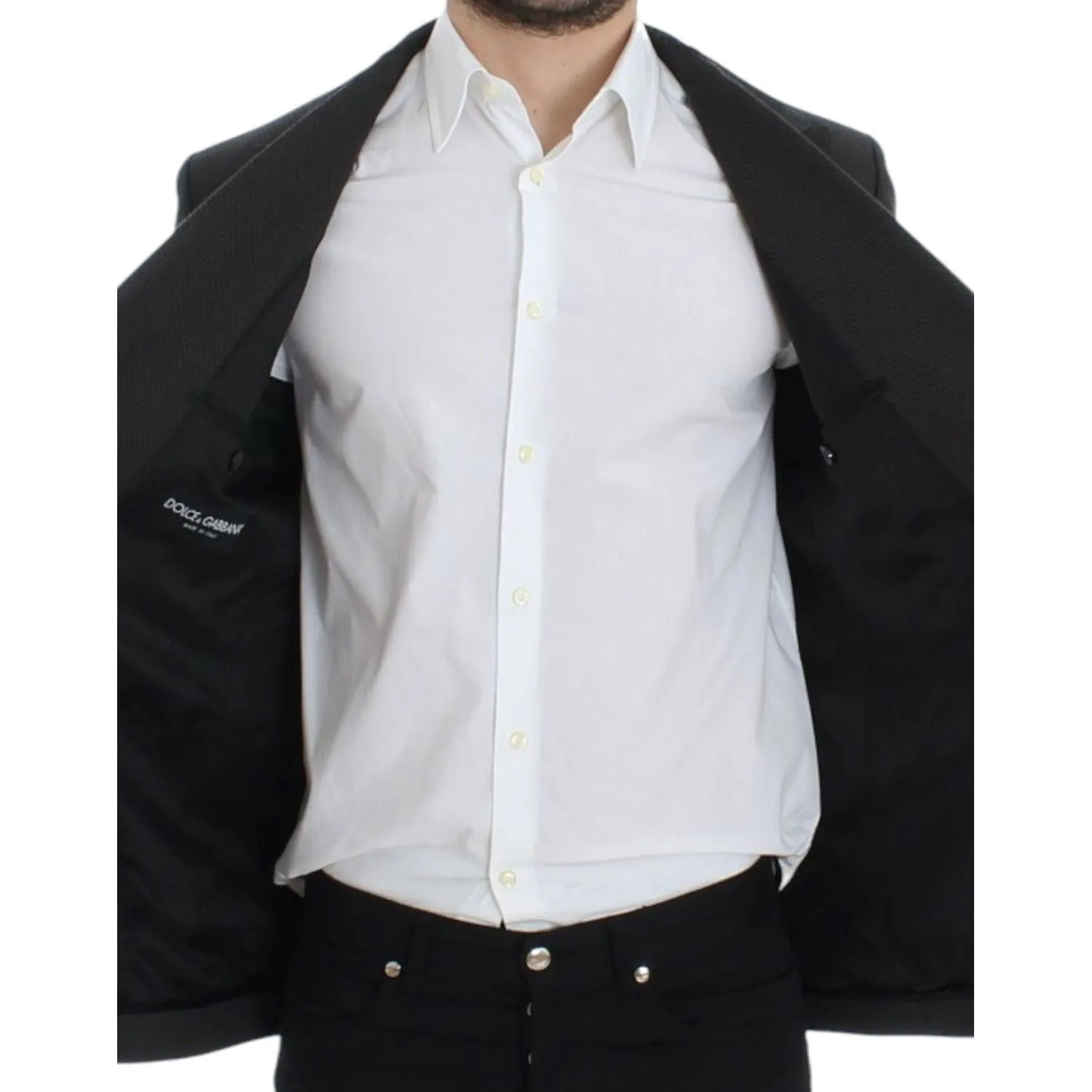 Dolce & Gabbana Elegant Slim Fit Double Breasted Blazer