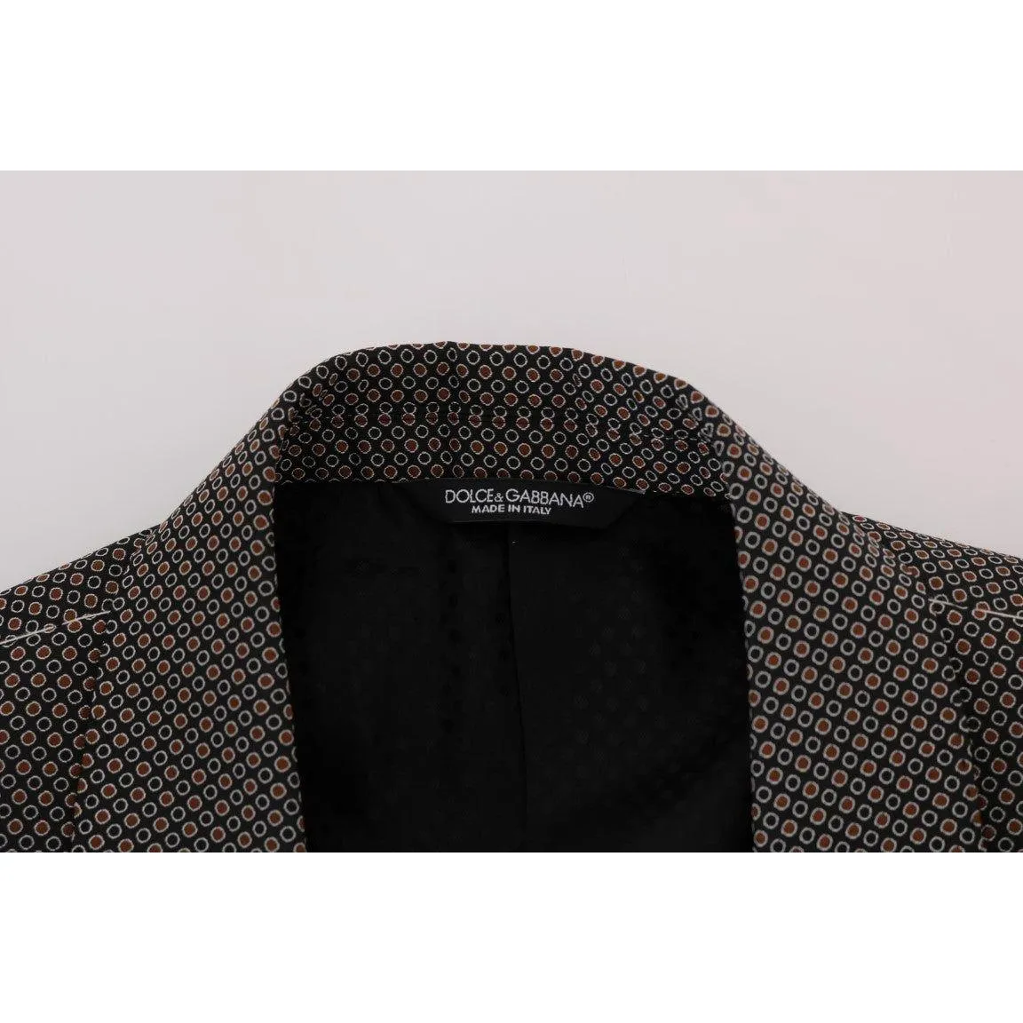 Dolce & Gabbana Multicolor Patterned Slim Fit Blazer