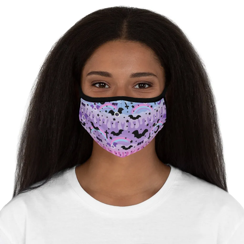 Dripping Sky Fitted Polyester Face Mask