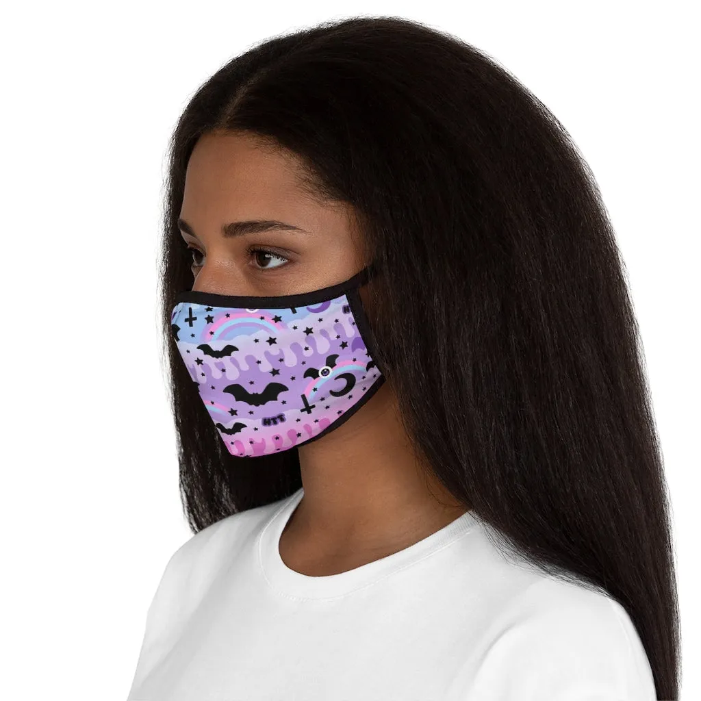 Dripping Sky Fitted Polyester Face Mask