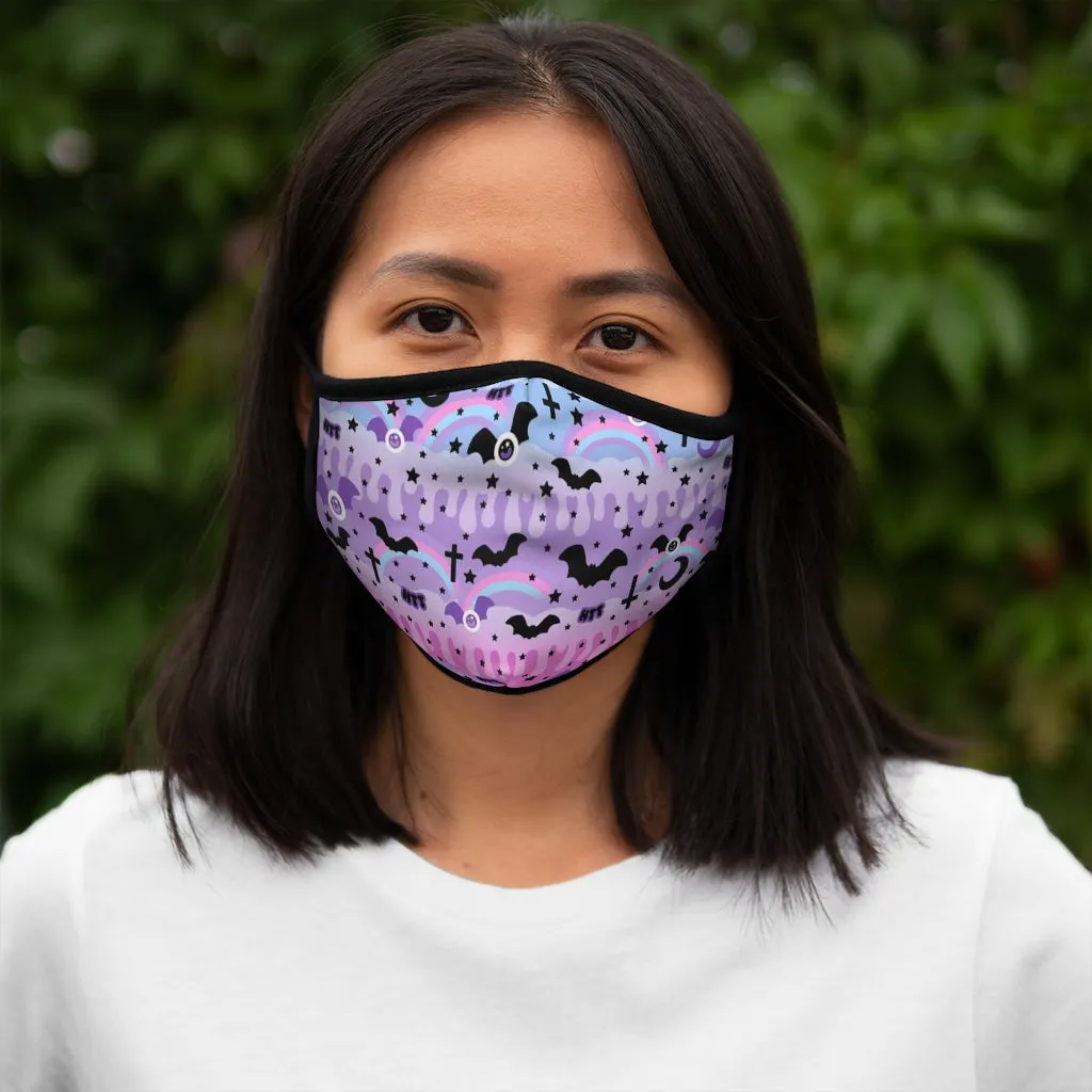 Dripping Sky Fitted Polyester Face Mask