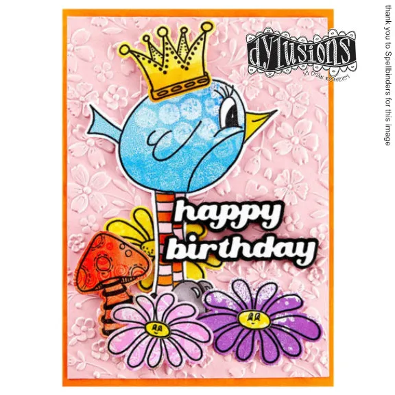 Dylusions by Dyan Reaveley - Cling Stamps - Robin Couture