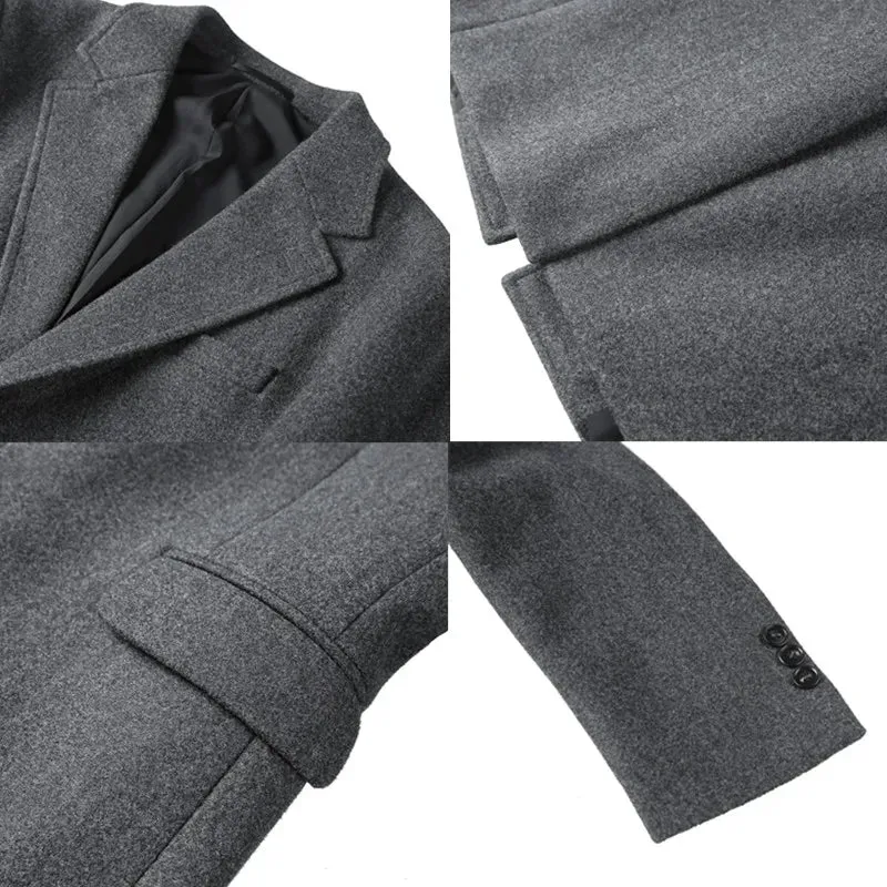 Elegant slim fit suit coat