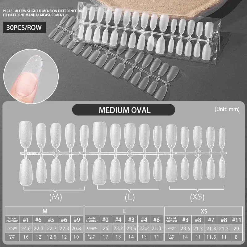 Full Cover Coffin Gel Nail Tips