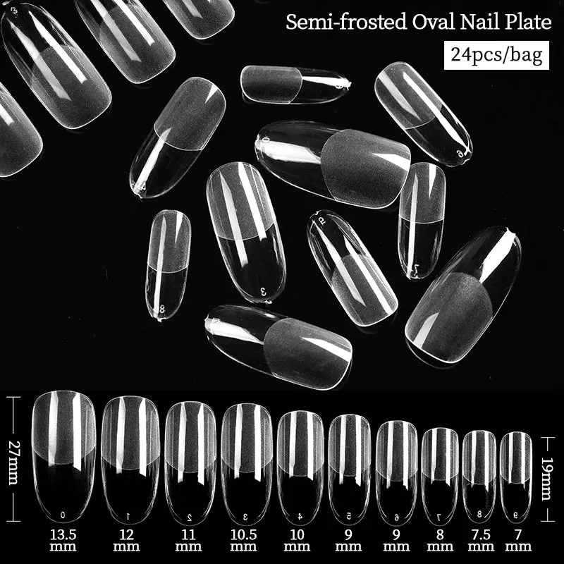 Full Cover Coffin Gel Nail Tips