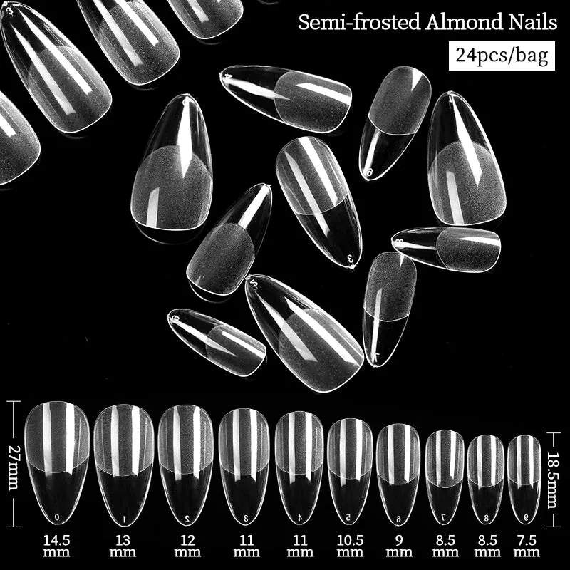 Full Cover Coffin Gel Nail Tips