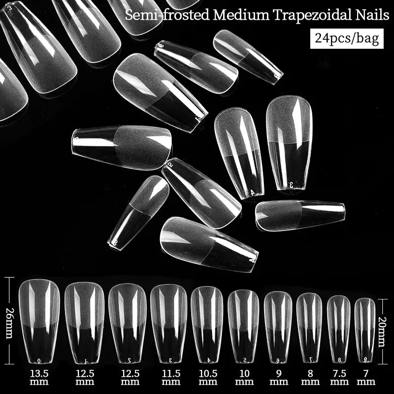 Full Cover Coffin Gel Nail Tips