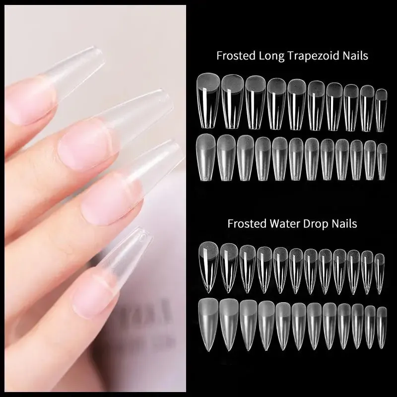 Full Cover Coffin Gel Nail Tips