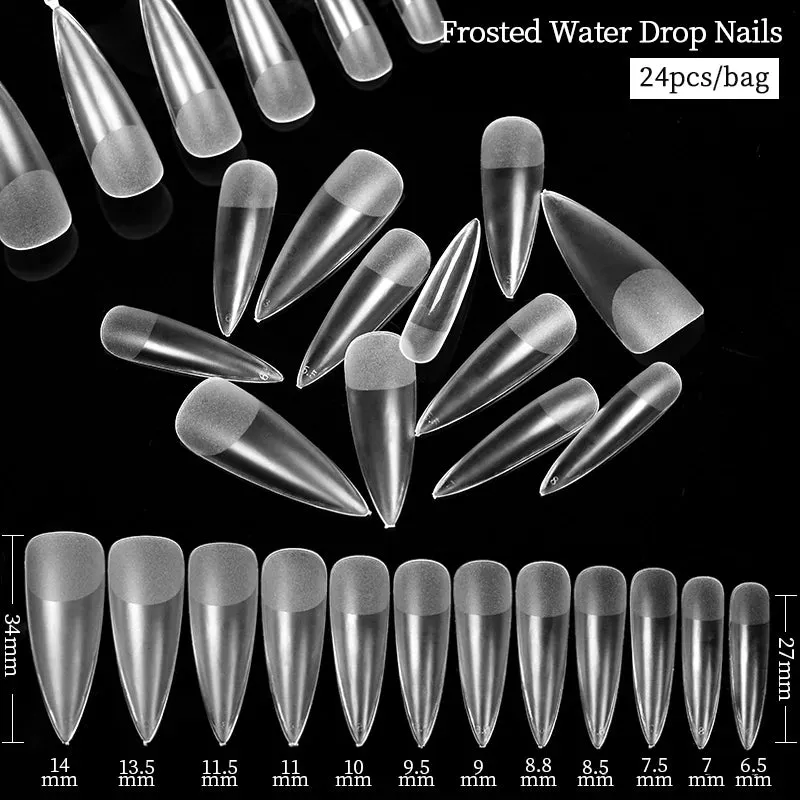 Full Cover Coffin Gel Nail Tips