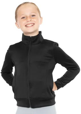 Girl's Cotton Cadet Warm Up Jacket